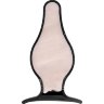Черная анальная втулка Spade XS - 6,5 см.