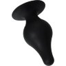 Черная анальная втулка Spade XS - 6,5 см.