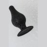 Черная анальная втулка Spade XS - 6,5 см.