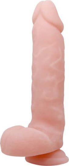 Телесный фаллоимитатор с присоской Super Dildo - 21 см.