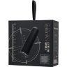 Черная перезаряжаемая вибропуля RealStick CALIBER - 7 см.