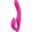 Ярко-розовый безремневой страпон REMOTE DOUBLE DIPPER - 22 см.  Цена 10 195 руб. - Ярко-розовый безремневой страпон REMOTE DOUBLE DIPPER - 22 см.
