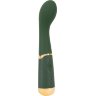 Зеленый стимулятор точки G Luxurious G-Spot Massager - 19,5 см.