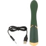 Зеленый стимулятор точки G Luxurious G-Spot Massager - 19,5 см.
