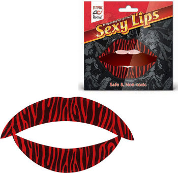 Lip Tattoo Тигровый красный