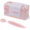 Массажер Le Wand Crystal Slim Wand из розового кварца