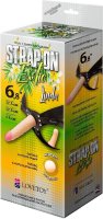 Пояс-трусики с 2 насадками Exotic-Linda - 17,5 см.