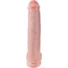 Телесный фаллоимитатор-гигант 15 Cock with Balls - 40,6 см.