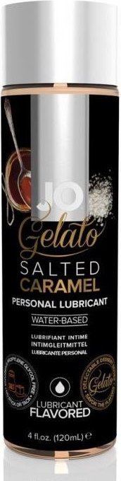 Лубрикант с ароматом солёной карамели JO GELATO SALTED CARAMEL - 120 мл.