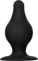 Черная анальная втулка Spade S - 8 см.