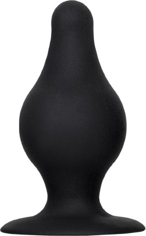 Черная анальная втулка Spade S - 8 см.