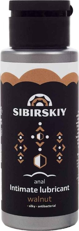 Анальный лубрикант на водной основе SIBIRSKIY с ароматом грецкого ореха - 100 мл.