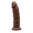 Коричневый фаллоимитатор SILEXD Model 2 - 19 см. - Коричневый фаллоимитатор SILEXD Model 2 - 19 см.