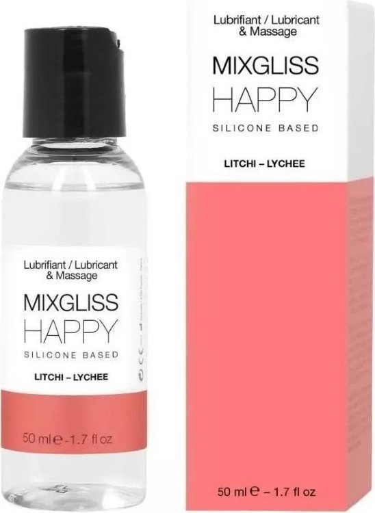 Смазка на силиконовой основе Mixgliss Happy - 50 мл.