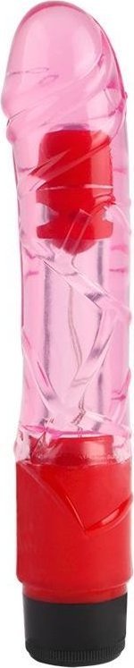 Розовый вибратор-реалистик 9 Inch Realistic Vibe - 22,3 см.