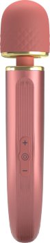 Персиковый жезловый вибратор Power Wand - 29 см.