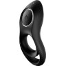 Черное эрекционное виброкольцо Legendary Duo