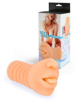 Телесный мастурбатор в виде сексуального ротика  Цена 2 062 руб. Длина: 16 см. Роскошный мастурбатор в виде сексуального ротика. Скрасит вечер одинокого мужчины или разнообразит интимную жизнь «скучающей» пары. Особой пикантности интимному аксессуару добавляет игривый язычок и аккуратный носик. Также секс-игрушка будет полезна в путешествии. Благодаря мягкому эластичному материалу мастурбатор отлично растягивается, принимая форму пениса. Изделие имеет рельефную внутреннюю поверхность, что способствует дополнительной стимуляции полового члена. Страна: Китай. Материал: термопластичная резина (TPR).