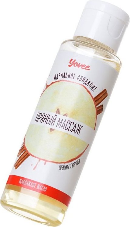 Масло для массажа «Пряный массаж» с ароматом яблока и корицы - 50 мл.