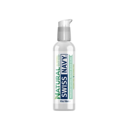 Лубрикант на водной основе All Natural - 118 мл. Swiss Navy All Natural — это элитный водный лубрикант, созданный для тех, кто ценит натуральность, безопасность и непревзойденный комфорт. Обогащенный соком алоэ и другими ботаническими компонентами, он обеспечивает идеальное скольжение, оставаясь при этом нежным к самой чувствительной коже. - 100% натуральный состав — никаких парабенов, глицерина и агрессивных химикатов. - Гипоаллергенная формула — подходит даже для самой чувствительной кожи - Идеальный pH-баланс — гармонирует с естественной микрофлорой (pH 3.8–4.5) - Безопасен для латекса и полиуретана — идеален для использования с презервативами - Легкий, чистый аромат — без навязчивых отдушек - pH 3.8–4.5 (идеально для интимной зоны) - Сделано в США с контролем качества. Страна: США. Объем: 118 мл.