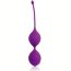 Фиолетовые двойные вагинальные шарики с хвостиком Cosmo  Цена 854 руб. - Фиолетовые двойные вагинальные шарики с хвостиком Cosmo