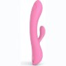 Розовый вибратор-кролик Bunny Clyde - 22,5 см.
