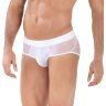 Белые полупрозрачные трусы-брифы Yin Yang Brief