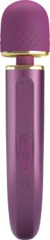 Фиолетовый вибромассажер Power Wand - 24 см.