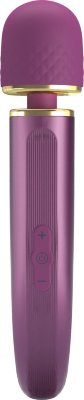Фиолетовый вибромассажер Power Wand - 24 см. Длина: 24 см. Диаметр: 4.8 см. Этот очаровательный массажер оснащен сверхмощным двигателем, обеспечивающим наилучшие вибрации. Благодаря красивой круглой головке, массажер можно использовать для любых целей. Этот черный массажер имеет 5 скоростей и 7 режимов вибрации, которыми вы управляете с помощью кнопок на ручке. Подарите себе мощные вибрации. Страна: Китай. Материал: анодированный пластик, силикон. Батарейки: встроенный аккумулятор.
