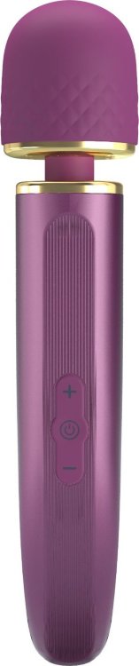Фиолетовый вибромассажер Power Wand - 24 см.