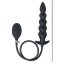 Черная анальная елочка с функцие расширения Beaded Inflatable Silicone Anal Plug  Цена 4 130 руб. - Черная анальная елочка с функцие расширения Beaded Inflatable Silicone Anal Plug