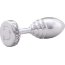 Серебристая анальная втулка Doxy Ribbed Butt Plug - 10,5 см.  Цена 9 903 руб. - Серебристая анальная втулка Doxy Ribbed Butt Plug - 10,5 см.