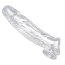 Прозрачная насадка для увеличения члена Realistic Clear Penis Enhancer and Ball Stretcher - 20,3 см. - Прозрачная насадка для увеличения члена Realistic Clear Penis Enhancer and Ball Stretcher - 20,3 см.