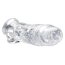 Прозрачная насадка для увеличения члена Realistic Clear Penis Enhancer and Ball Stretcher - 20,3 см. - Прозрачная насадка для увеличения члена Realistic Clear Penis Enhancer and Ball Stretcher - 20,3 см.