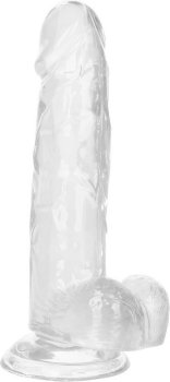 Прозрачный фаллоимитатор Size Queen 6 - 20,25 см.