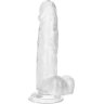 Прозрачный фаллоимитатор Size Queen 6 - 20,25 см.