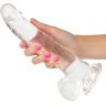 Прозрачный фаллоимитатор Size Queen 6 - 20,25 см.