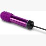 Фиолетовая вибропулька Le Wand Bullet с 2 нежными насадками