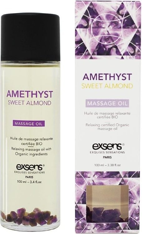 Органическое массажное масло AMETHYST SWEET ALMOND - 100 мл.