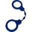 Синие силиконовые наручники Штучки-дрючки  Цена 1 392 руб. - Синие силиконовые наручники Штучки-дрючки