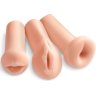 Комплект из 3 мастурбаторов All 3 Holes: вагина, анус, ротик