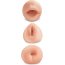 Комплект из 3 мастурбаторов All 3 Holes: вагина, анус, ротик - Комплект из 3 мастурбаторов All 3 Holes: вагина, анус, ротик