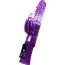 Фиолетовый вибратор-кролик на присоске - 23,5 см.  Цена 2 980 руб. - Фиолетовый вибратор-кролик на присоске - 23,5 см.