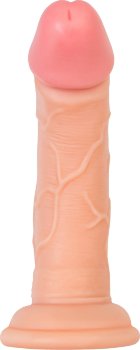 Телесный фаллоимитатор Gib - 15,5 см.