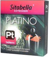 Стимулирующая насадка с шипиками по бокам Platino Тайфун