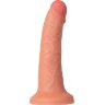 Телесный реалистичный фаллоимитатор RealStick CALIBER - 20 см.