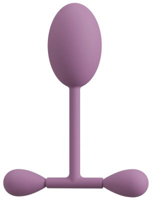 Сиреневый тренажер мыщц тазового дна Vaginal Trainer  Цена 5 968 руб. Длина: 12 см. Диаметр: 3.6 см. Тренировка тазового дна и интимных мышц изнутри и снаружи! Вагинальный тренажер с прыгающими грузиками от You2Toys для стимуляции и тренировки влагалища и тазового дна. Вагинальный шарик вводится и удерживается внутри за счет напряжения мышц. В то же время мышцы тазового дна задействуются снаружи двумя качающимися шариками-утяжелителями. Эффективная и приятная двойная тренировка для подтянутых интимных мышц, сильного тазового дна, большего удовольствия во время секса и более сильных оргазмов! Изготовленный из шелковисто-мягкого силикона, вагинальный шарик легко вставляется. Гибкий и податливый, вагинальный тренажер идеально адаптируется к вашей анатомии и движениям тела. Максимальный комфорт во время интимных тренировок! А общий вес 78 г делает его идеальным тренажером для начинающих. Тренировка наиболее эффективна, когда грузики-шарики приводятся в равномерную, ритмичную вибрацию с помощью покачивающих движений таза. Веса должны качаться от 2 до 5 минут, после чего следует небольшой перерыв около 1 минуты. Эта последовательность повторяется от 3 до 5 раз. Страна: Германия. Материал: силикон.