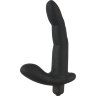 Черный вибромассажер простаты Naughty Finger Prostate Vibe - 13,8 см.