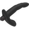 Черный вибромассажер простаты Naughty Finger Prostate Vibe - 13,8 см.