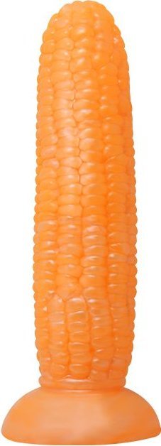 Оранжевый стимулятор в форме кукурузы - 17 см.